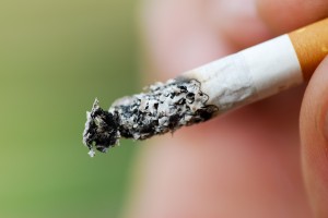 upclose of a cigarette